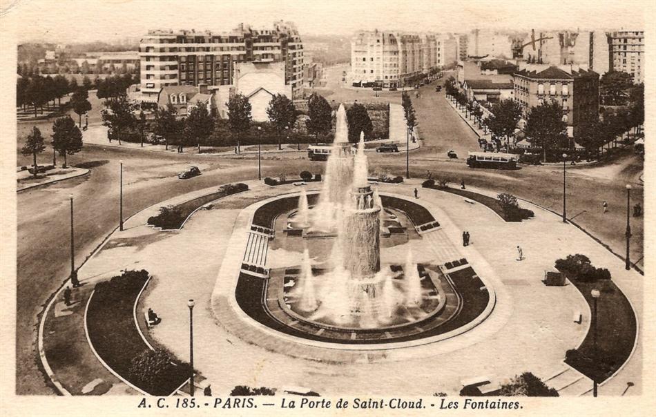 Les Fontaines "Les Sources de la Seine" dans les années 30