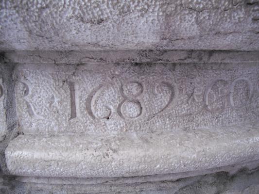 Inscription 1689