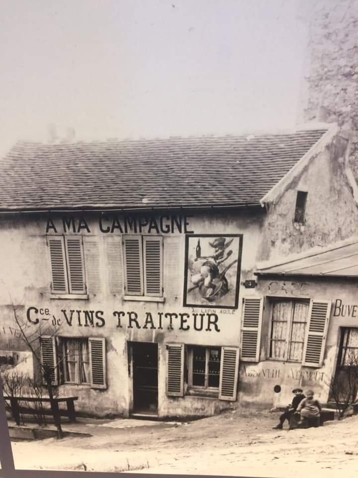 Le cabaret du Lapin Agile à Montmartre vers 1890