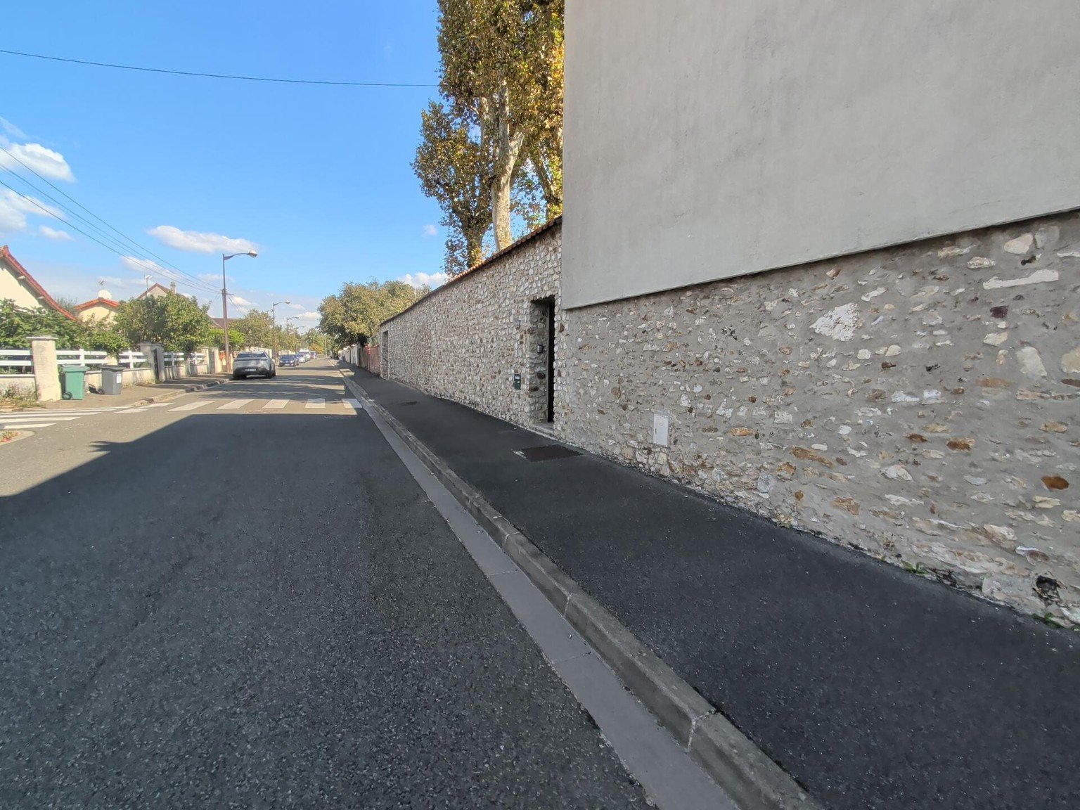Un mur du Château Moderne, témoin de la bataille de 1870